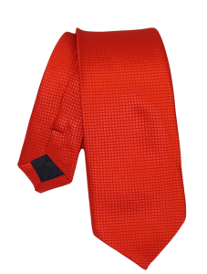 Krawat męski w drobną kratę