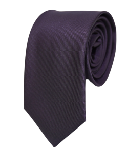 Krawat męski jednokolorowy w mikrowzór