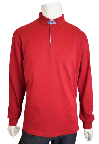 Polo męskie długi rękaw