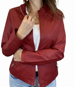 Kurtka damska eko skóra klasyczny krój 