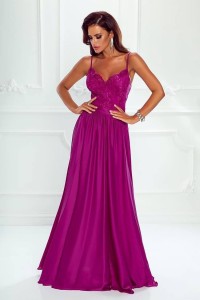 Sukienka BELLA maxi na ramiączkach  