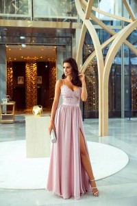 Sukienka BELLA maxi na ramiączkach  