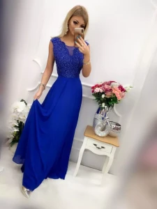 Sukienka NICOLETT długa z elastycznym tyłem