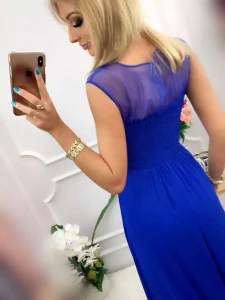 Sukienka NICOLETT długa z elastycznym tyłem