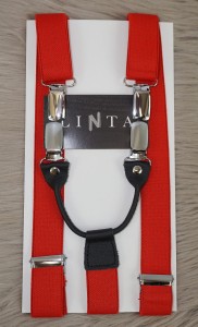 Szelki męskie jednokolorowe wąskie