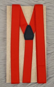 Szelki męskie jednokolorowe wąskie