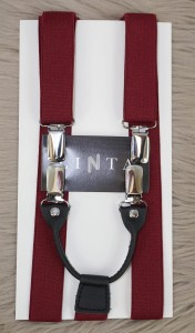 Szelki męskie jednokolorowe wąskie