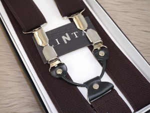 Szelki męskie jednokolorowe szerokie