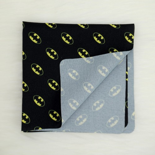 Poszetka czarna wzór batman