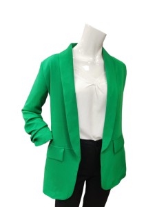 Marynarka damska marszczony rękaw 