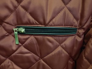 Kurtka męska elegancka pikowania romby 