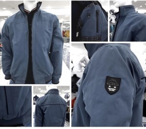 Kurtka męska naszywka na ramieniu 