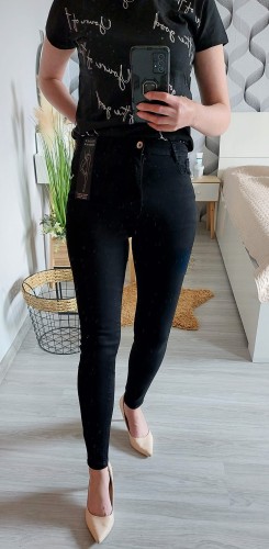 Spodnie damskie jeans SECOND SKIN