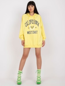 Bluza damska oversize kangurka z napisem CALIFORNIA