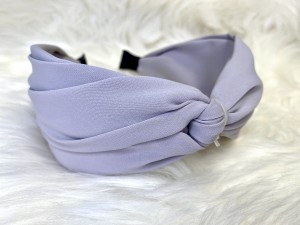 Opaska do włosów jednokolorowa supeł