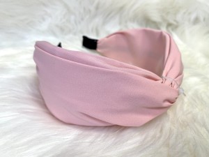 Opaska do włosów jednokolorowa supeł