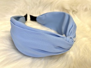 Opaska do włosów jednokolorowa supeł