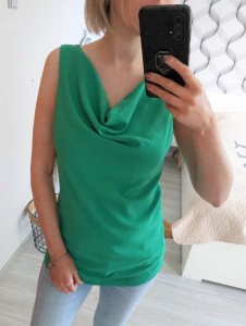 Bluzka damska na szelkach z łańcuchem 