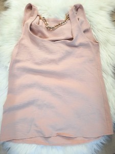 Bluzka damska na szelkach z łańcuchem 