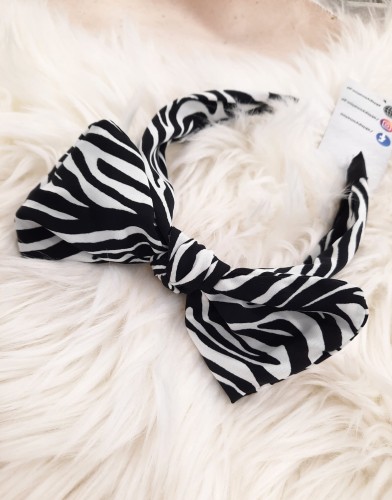 Opaska do włosów zeberka