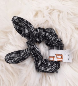 Gumka do włosów z uszkami krata