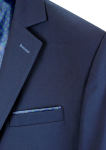 Garnitur męski granatowy gładki TEXAN