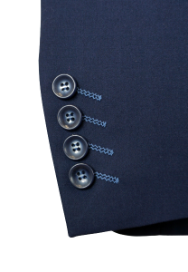 Garnitur męski granatowy gładki TEXAN