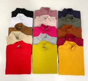 Półgolf damski bawełniany