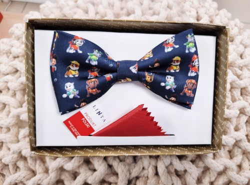 Mucha męska z poszetką wzór PSI PATROL