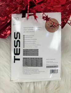 Rajstopy wzorzyste SWEET w serduszka i kropki