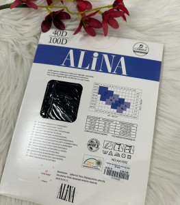 Rajstopy wzorowane ala'pończochy kropki 40/100den