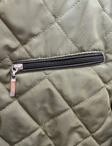 Kurtka męska elegancka pikowania romby 