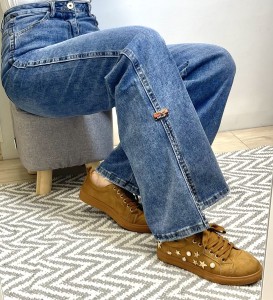 Spodnie damskie jeans WIDE LEG