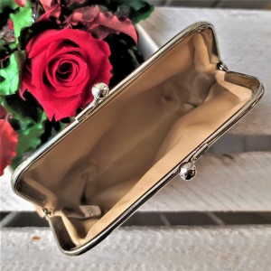 Portmonetka damska korek wzór motyle 