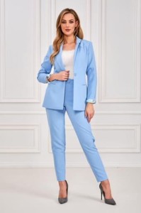 Garnitur damski marynarka plus spodnie