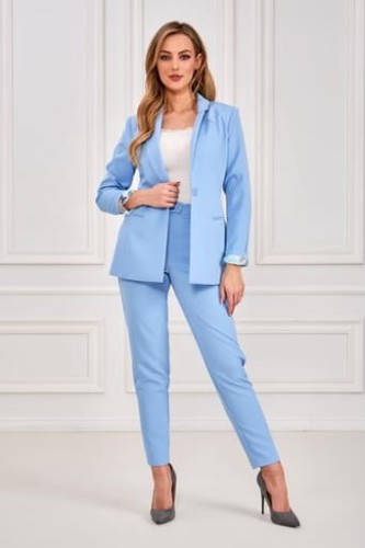 Garnitur damski marynarka plus spodnie