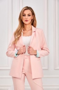 Garnitur damski marynarka plus spodnie