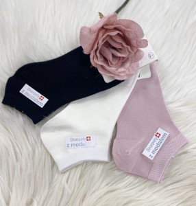 Skarpety damskie stopki z modalem 