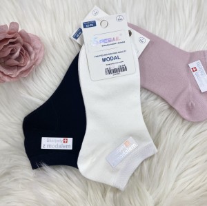 Skarpety damskie stopki z modalem 