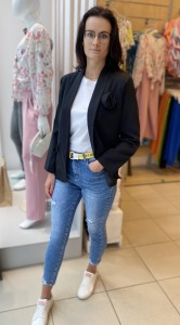 Marynarka damska z różą