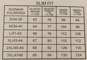 Koszula męska długi rękaw SLIM FIT 