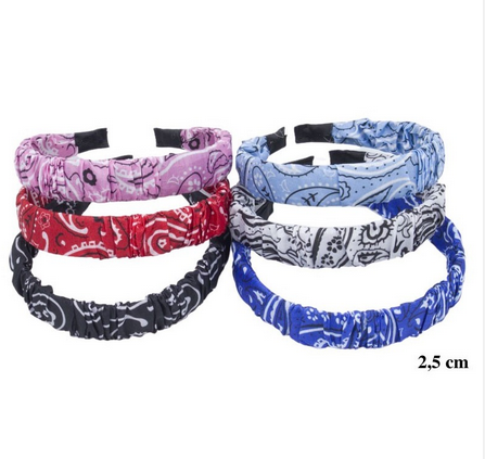 Opaska do włosów w stylu bandamy