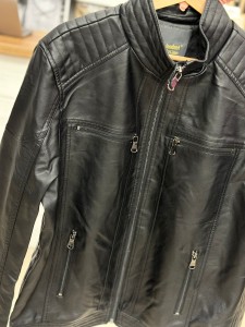 Kurtka męska eko skóra na stójce
