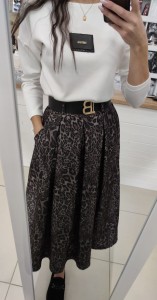 Bluza damska gładka ozdobne logo WMW