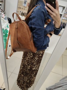 Plecako-torebka z zamkami