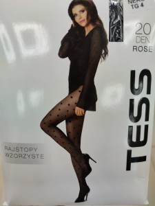 Rajstopy wzorzyste ROSE