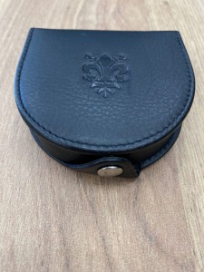 Portmonetka podkówka skóra naturalna herb