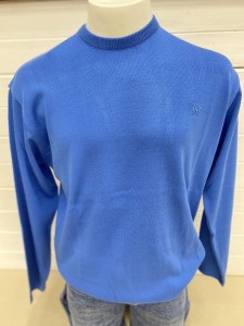 Sweter męski konik okrągły dekolt Plus Size