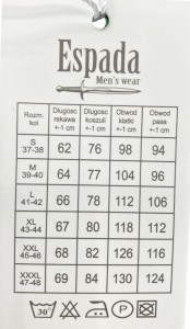 Koszula 100% bawełna SLIM FIT zapinana do połowy 