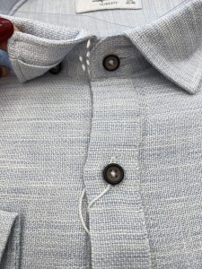 Koszula 100% bawełna SLIM FIT zapinana do połowy 